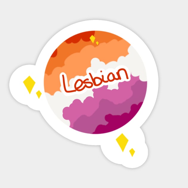 Pride Planet - Lesbian Sticker by hikav